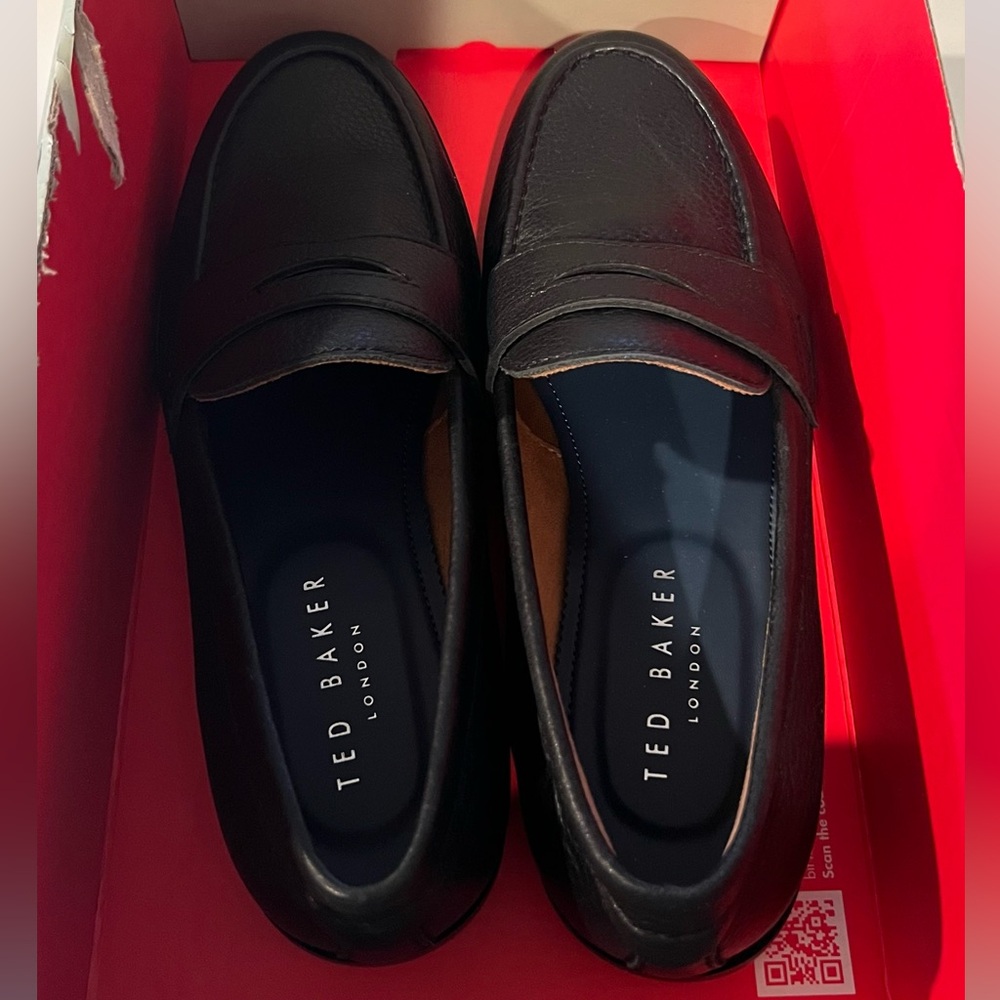 Ted Baker Men’s Black Leather Loafers